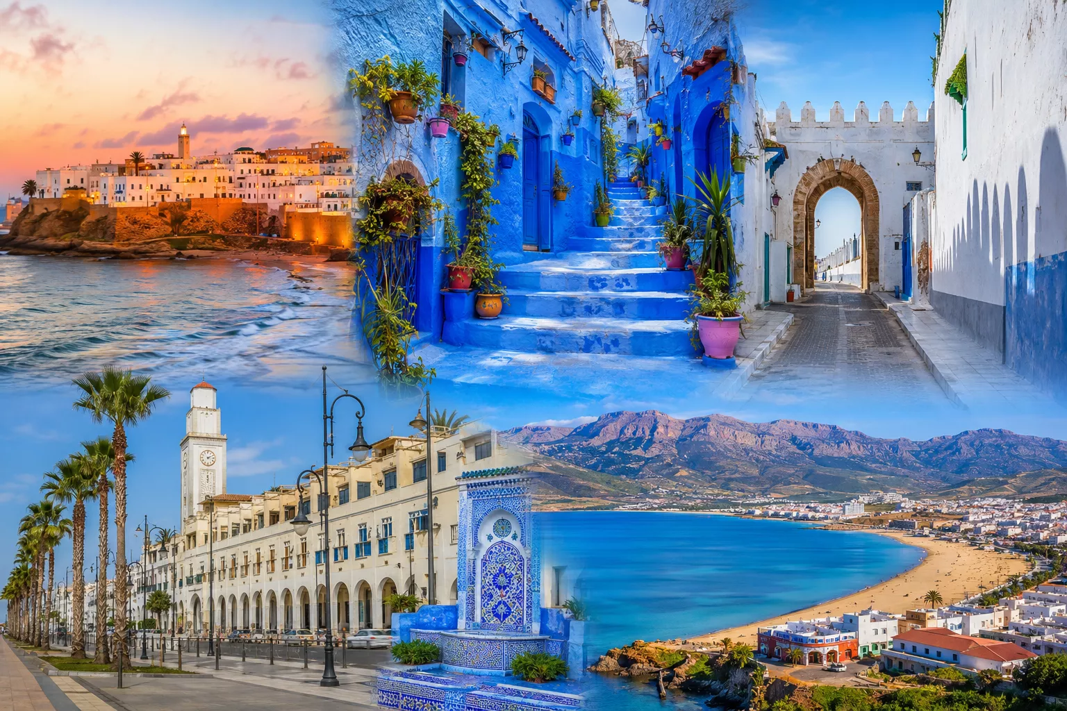Destinations du Nord du Maroc : Asilah, Chefchaouen, Tanger et Al Hoceïma